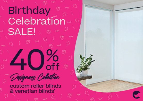 40% off Designers Collection custom fabrics*